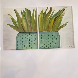 68) VASED FOLIAGE